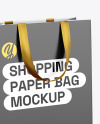 Paper Shopping Bag Mockup