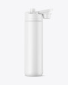 Matte Thermos Bottle Mockup