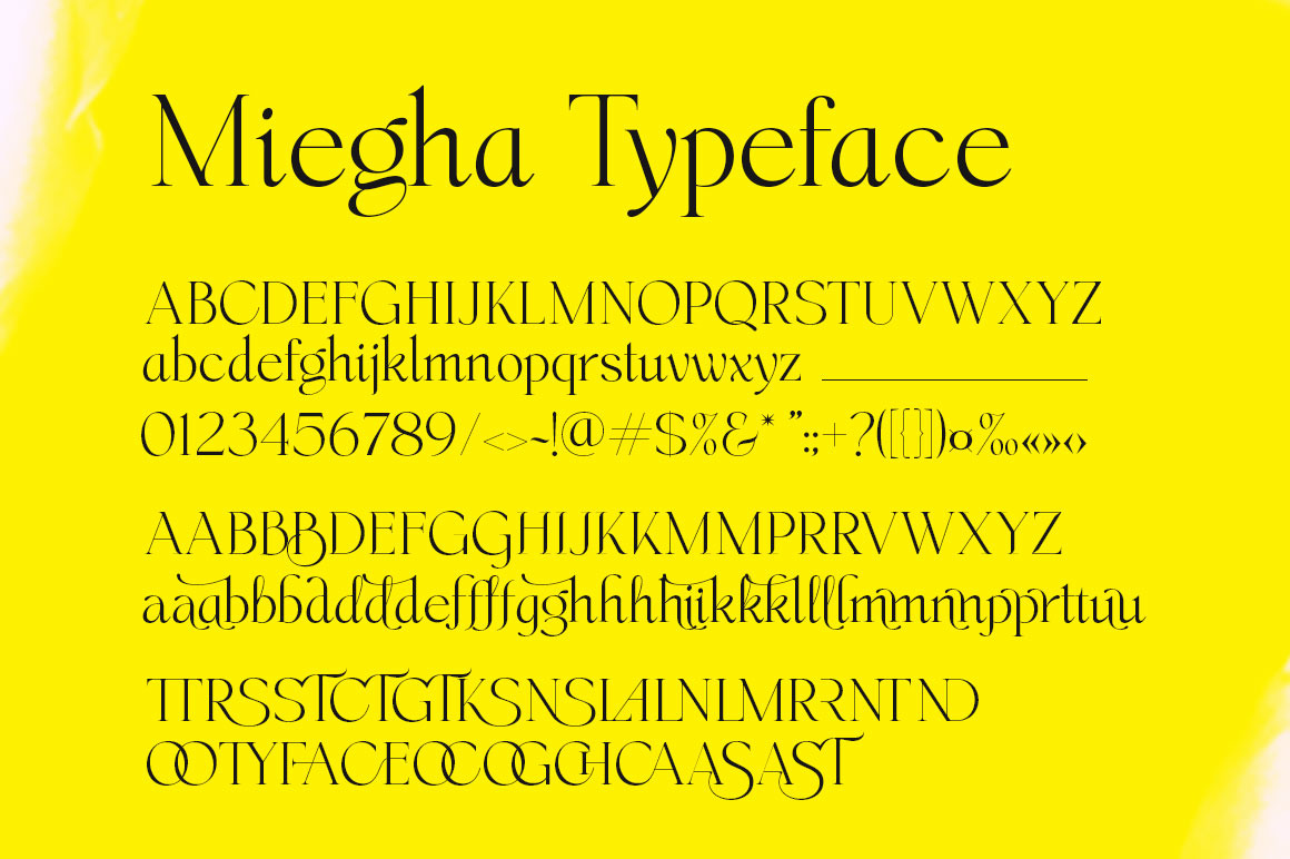 Miegha Font Miegha Font