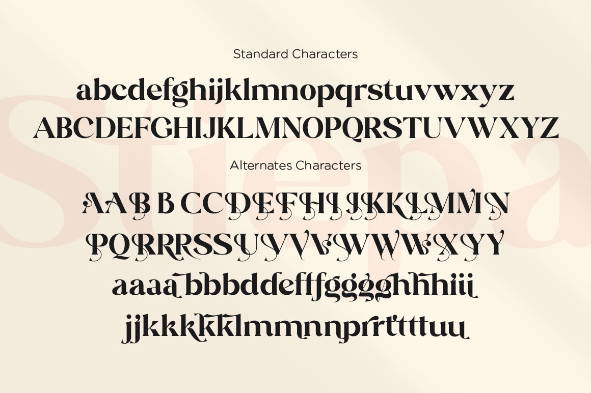 Stiepa | Modern Serif &amp; Sans