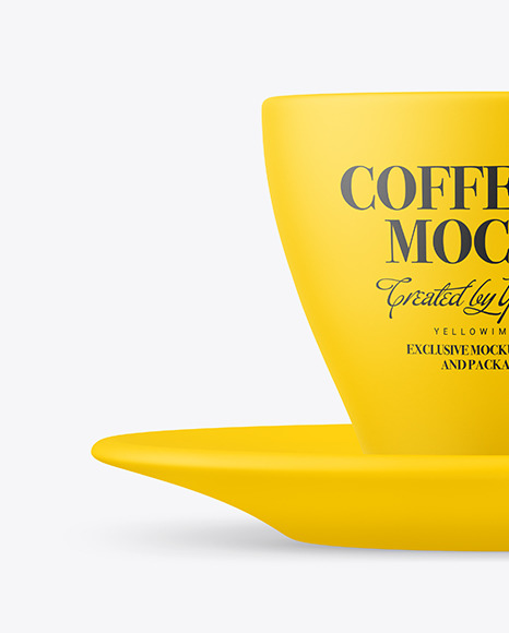 Matte Coffee Cup Mockup