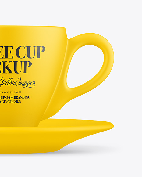 Matte Coffee Cup Mockup