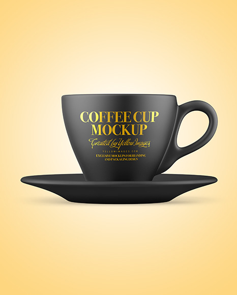 Matte Coffee Cup Mockup