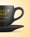 Matte Coffee Cup Mockup