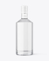 Clear Glass Vodka Bottle Mockup Clear Glass Vodka Bottle Mockup