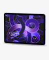 Two iPad Air 5 Purple
