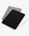 Two iPad Air 5 Space Gray