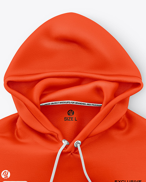 Hoodie Mockup - Top View