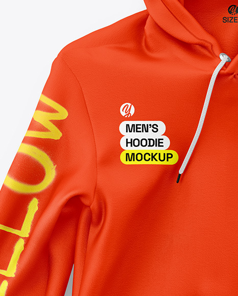 Hoodie Mockup - Top View