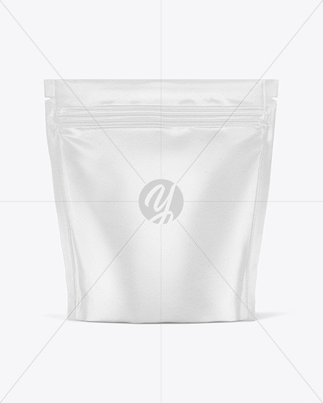 Paper Stand Up Pouch Mockup