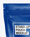 Paper Stand Up Pouch Mockup