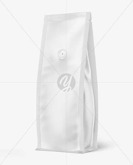 Matte Coffee Bag Mockup