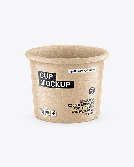 Kraft Cup Mockup
