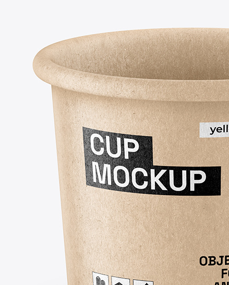 Kraft Cup Mockup