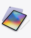 Two iPad Air 5 Purple