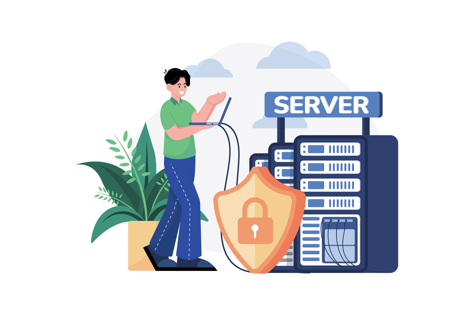 M524_Cyber Security Illustration Pack M524_Cyber Security Illustration Pack