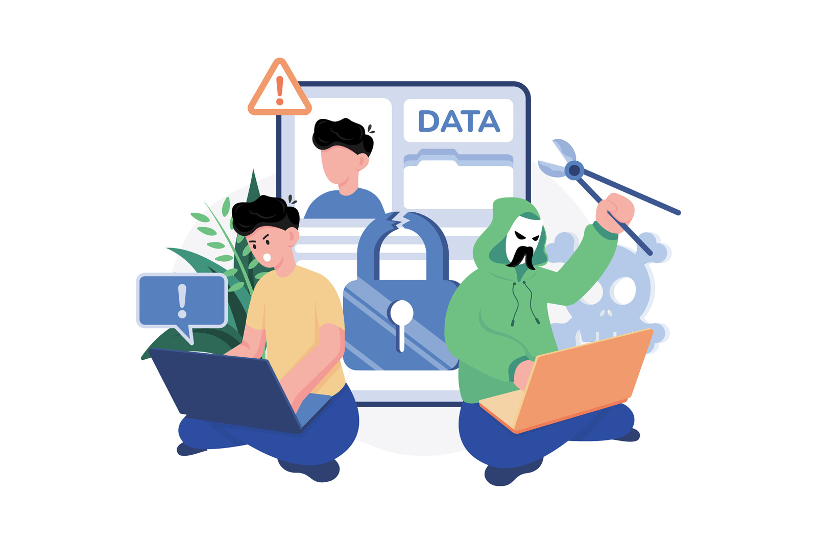 M524_Cyber Security Illustration Pack M524_Cyber Security Illustration Pack