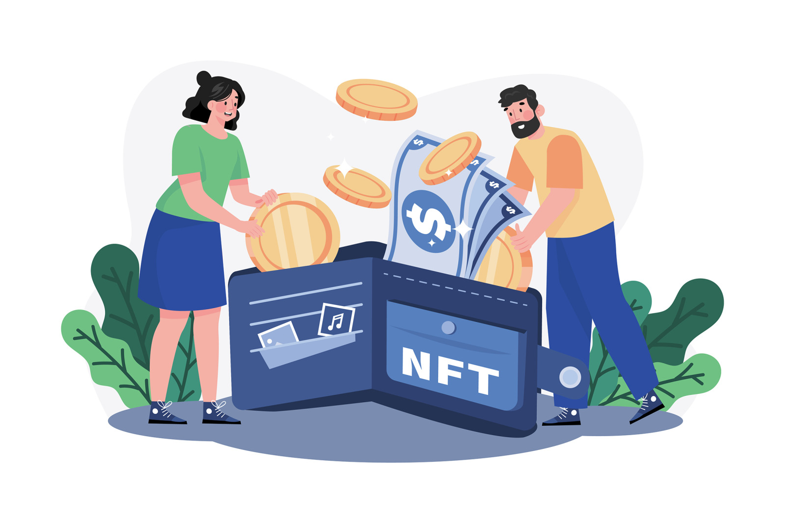 M525_NFT &amp; Crypto Illustration Pack