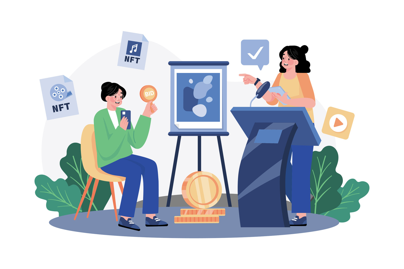 M525_NFT & Crypto Illustration Pack M525_NFT & Crypto Illustration Pack