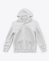 Melange Hoodie Mockup - Top View