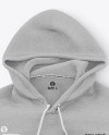 Melange Hoodie Mockup - Top View