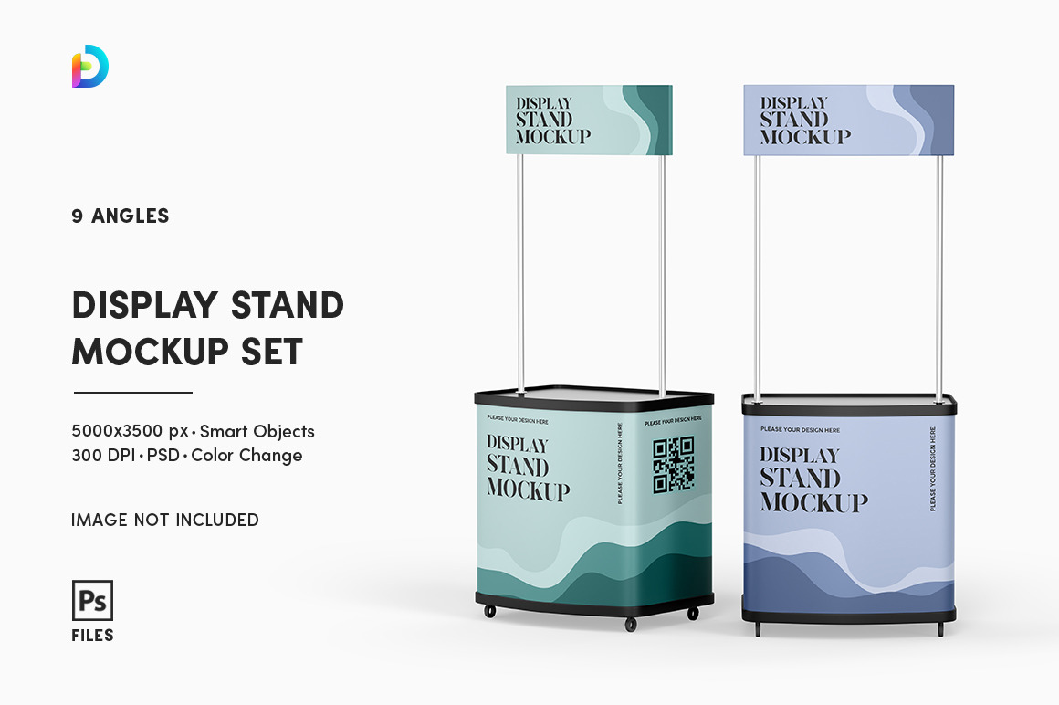 Display Stand Mockup Set