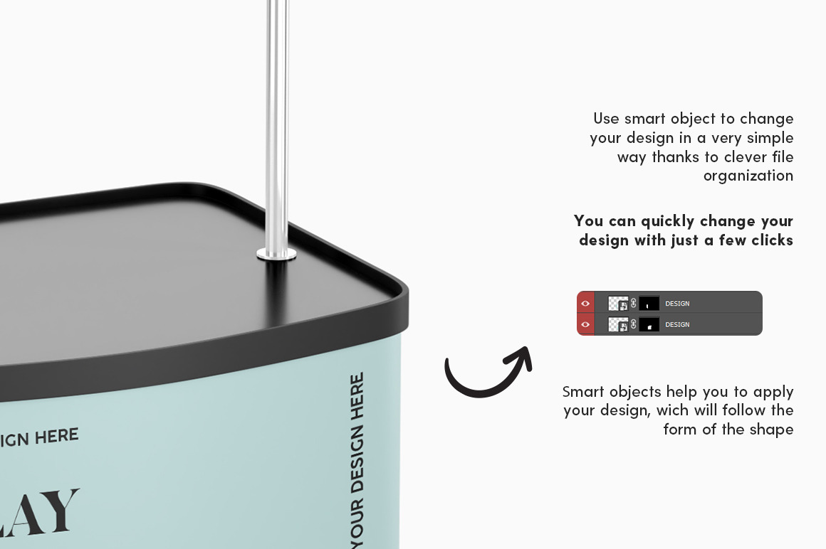Display Stand Mockup Set Display Stand Mockup Set