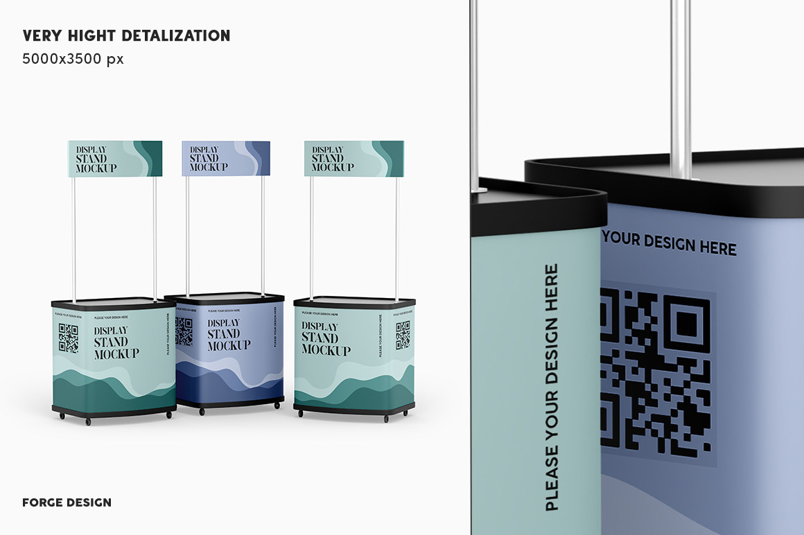 Display Stand Mockup Set