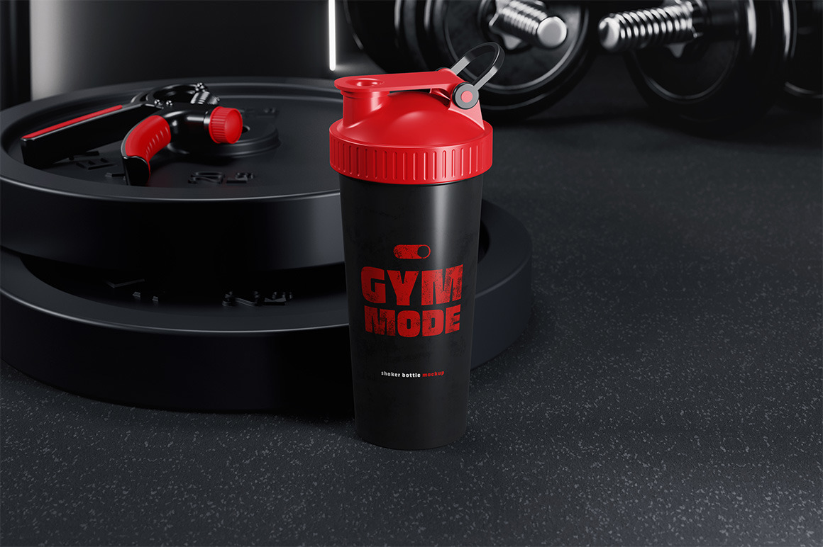 Shaker Bottle Mockup