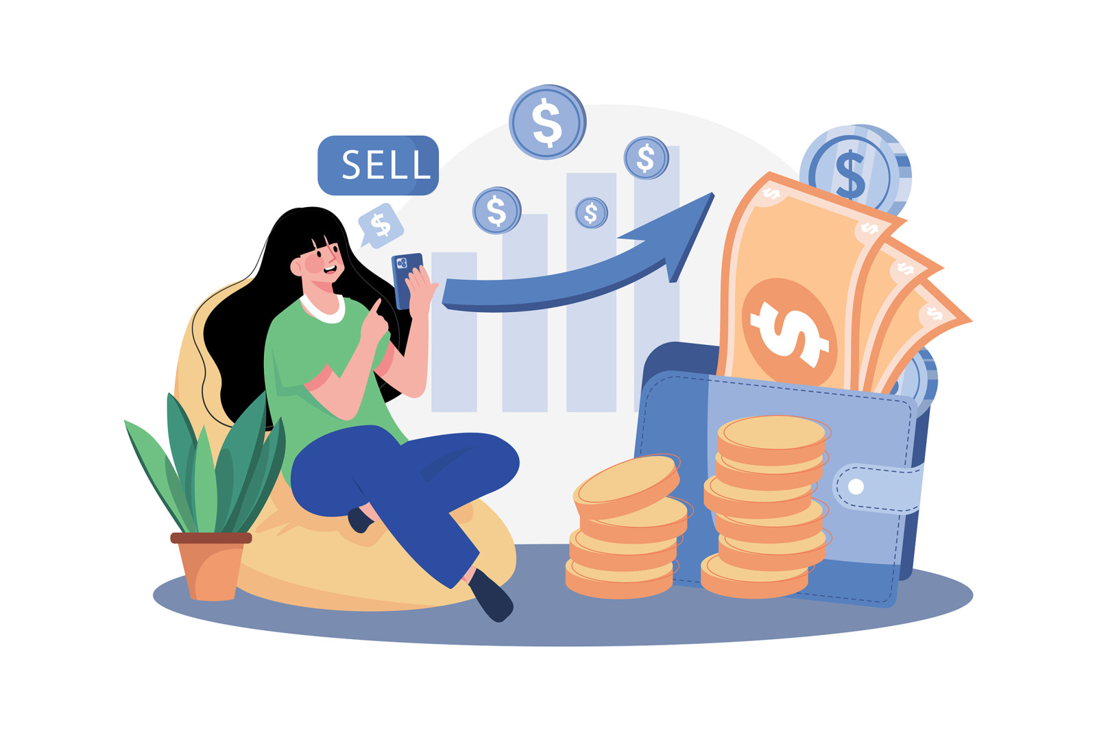 M533_Stock Market Illustration Pack