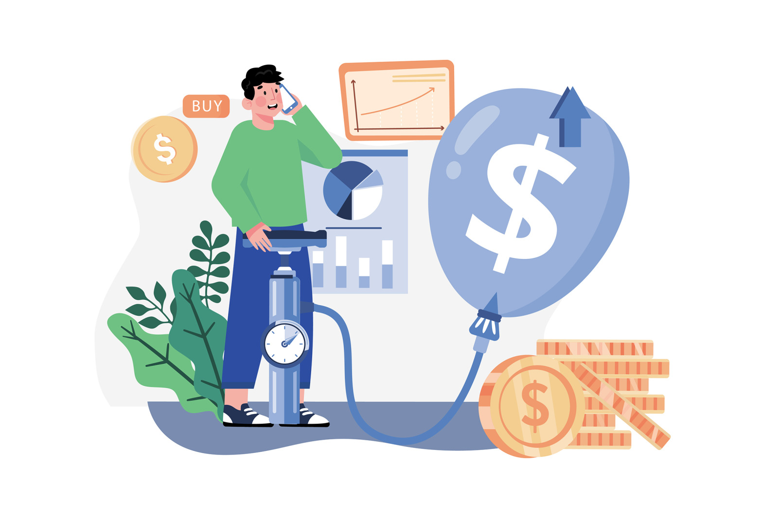 M533_Stock Market Illustration Pack M533_Stock Market Illustration Pack