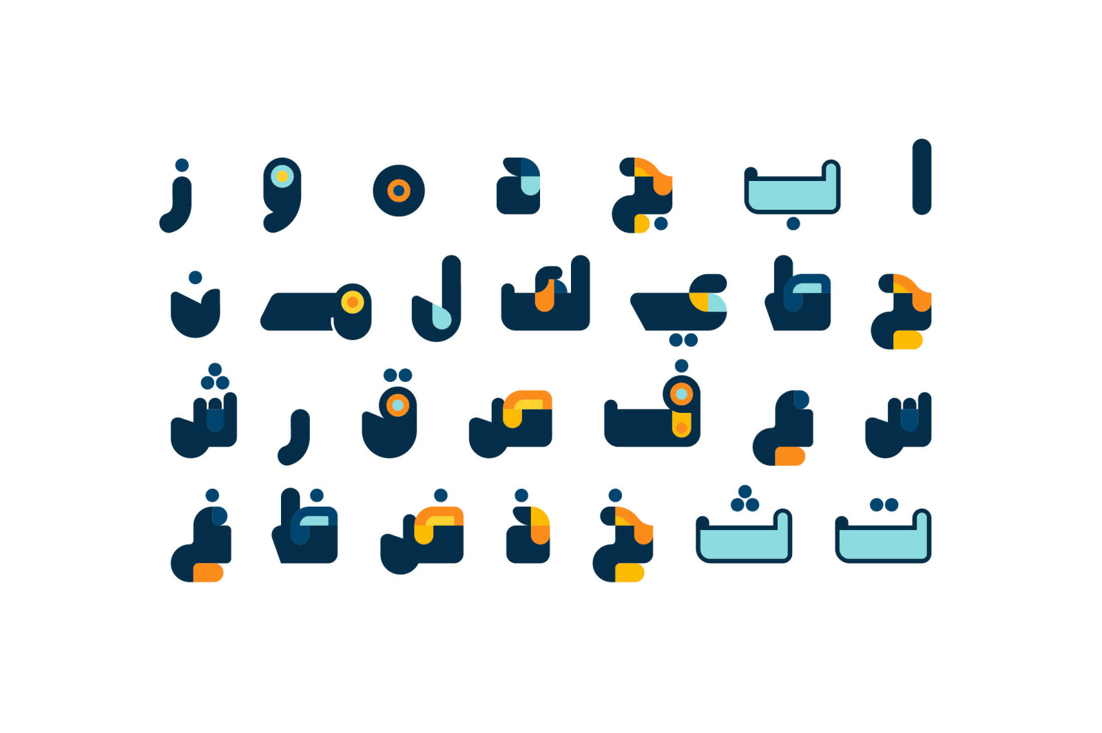 Bahjah - Arabic Color Font Bahjah - Arabic Color Font