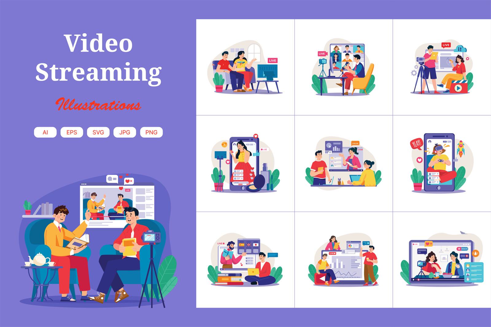 M698_Video Streaming Illustration_Part 01 M698_Video Streaming Illustration_Part 01
