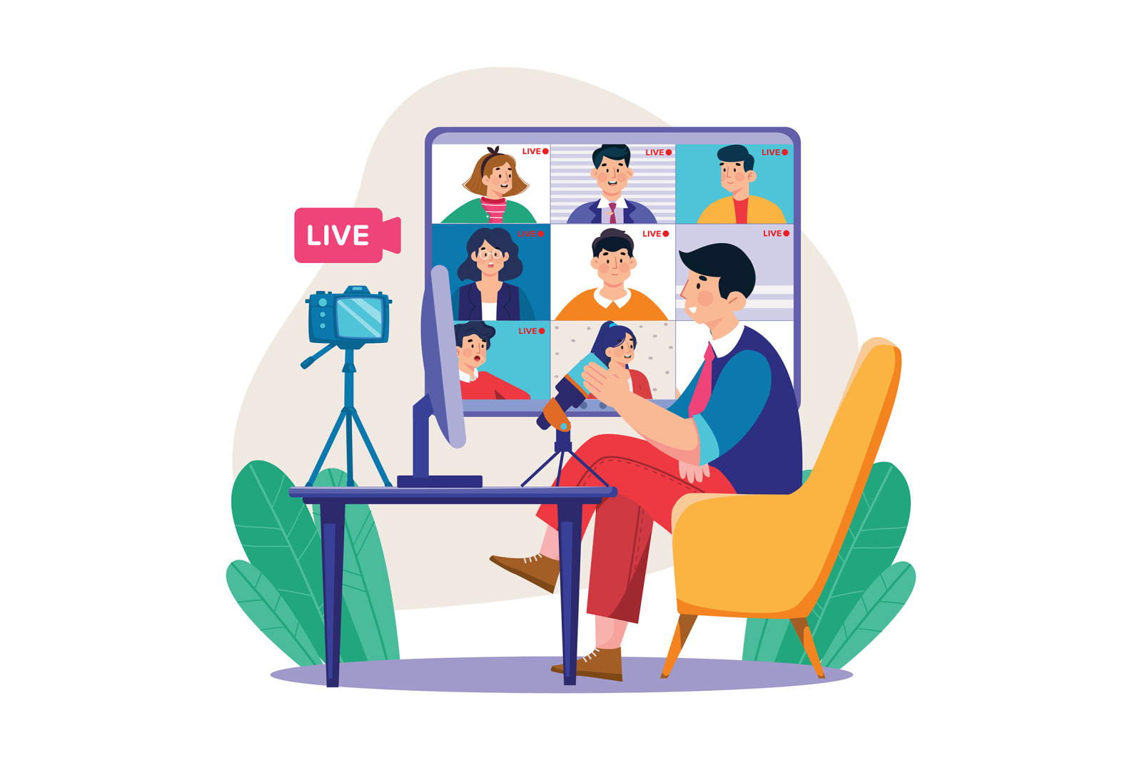 M698_Video Streaming Illustration_Part 01 M698_Video Streaming Illustration_Part 01