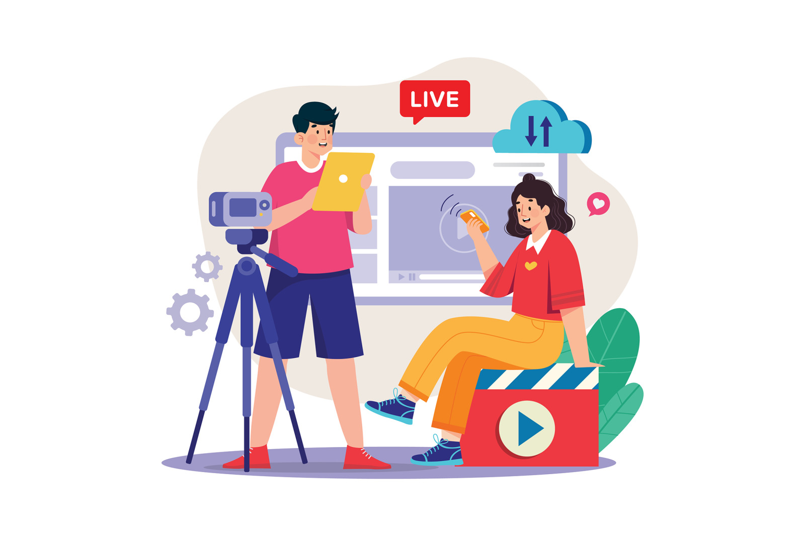 M698_Video Streaming Illustration_Part 01 M698_Video Streaming Illustration_Part 01