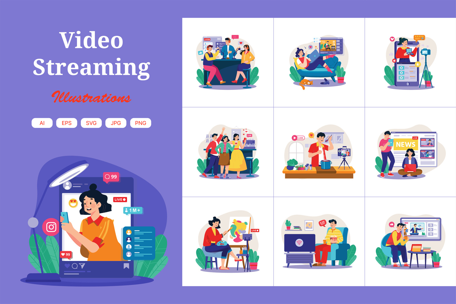 M698_Video Streaming Illustration_Part 02 M698_Video Streaming Illustration_Part 02