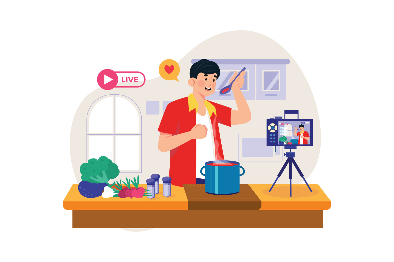 M698_Video Streaming Illustration_Part 02 M698_Video Streaming Illustration_Part 02