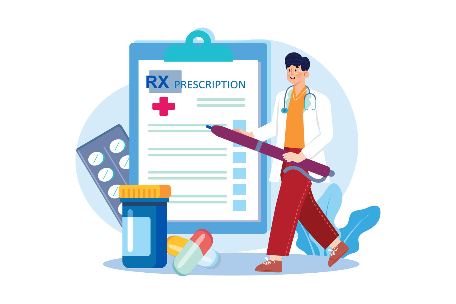 M699_Medical And Healthcare Illustration_Part 02 M699_Medical And Healthcare Illustration_Part 02