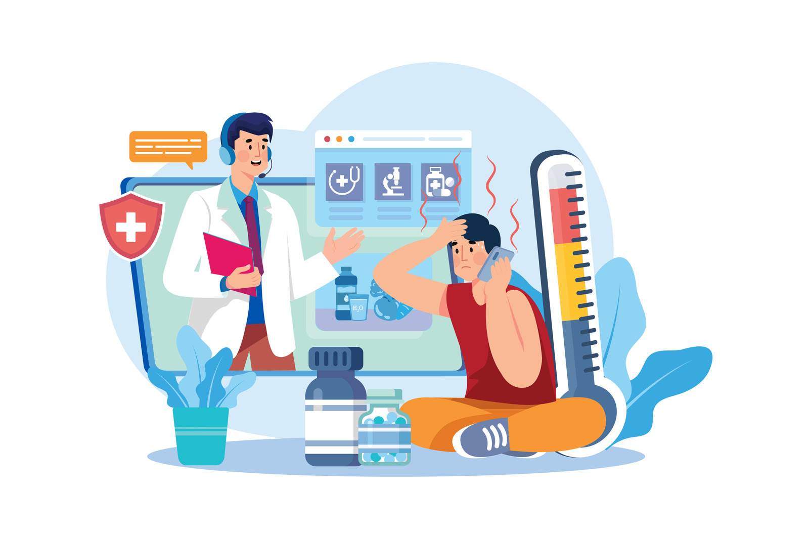 M699_Medical And Healthcare Illustration_Part 02 M699_Medical And Healthcare Illustration_Part 02