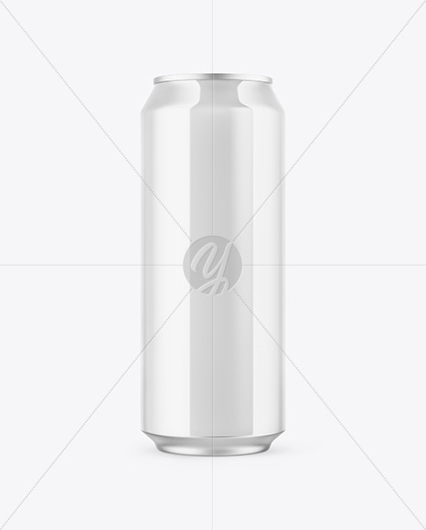 500ml Classic Can With Glossy Finish Mockup