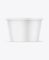 Matte Ice Cream Cup Mockup