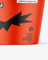 Matte Ice Cream Cup Mockup