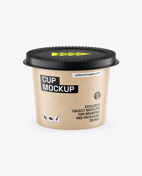 Kraft Ice Cream Cup Mockup