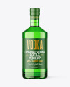 Colored Glass Bottle Mockup Colored Glass Bottle Mockup
