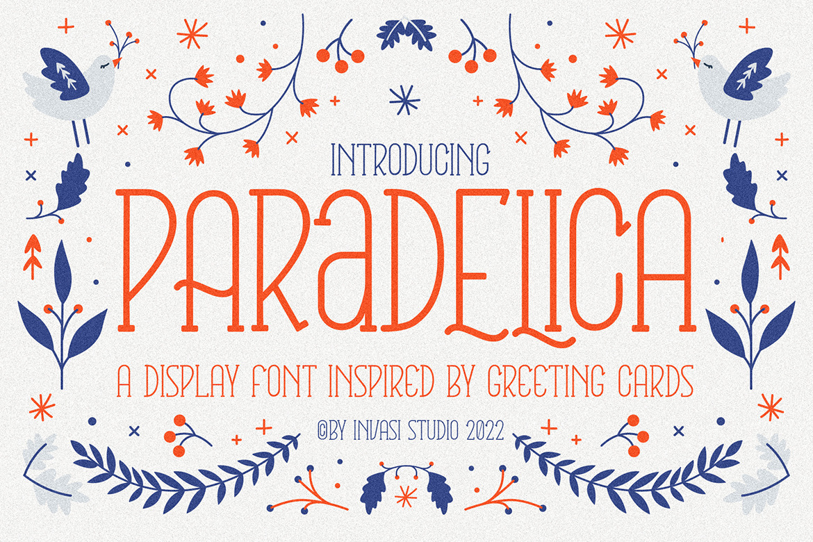 Paradelica - Greeting Display Font