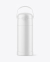 Matte Thermos Bottle Mockup