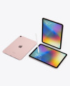 Three iPad Air 5 Pink