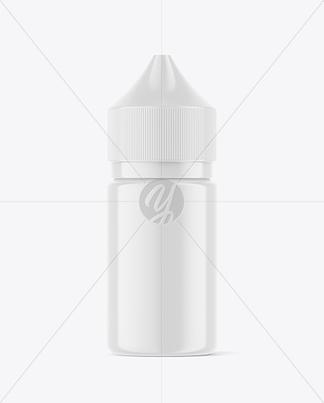 Glossy Dropper Bottle Mockup