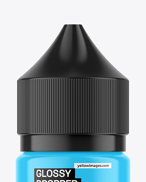 Glossy Dropper Bottle Mockup