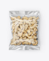 Plastic Bag with Cashew Nuts Mockup